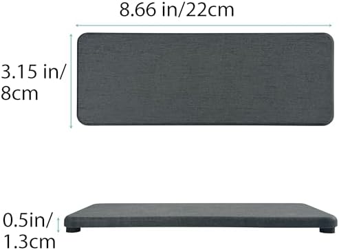 NiuYichee 2Pcs Stone Soap Trays Water Absorbing Diatomite Coaster - Image 3