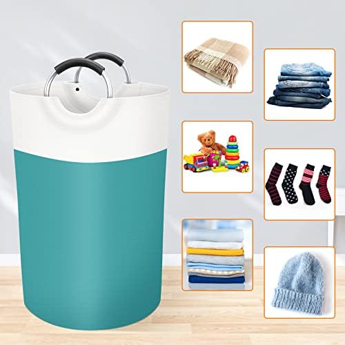 BlissTotes 75L Laundry Basket, Freestanding Collapsible Hamper - Image 4