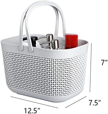 Plastic Portable Shower Caddy Basket, Storage Organizer, 2 Pack - Image 3
