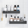 Kitsure Shower Caddy Adhesive, Shower Organizer, Dark Grey by Kitsure
