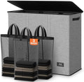 SOLEDI Large Laundry hamper 3 Section by SOLEDI