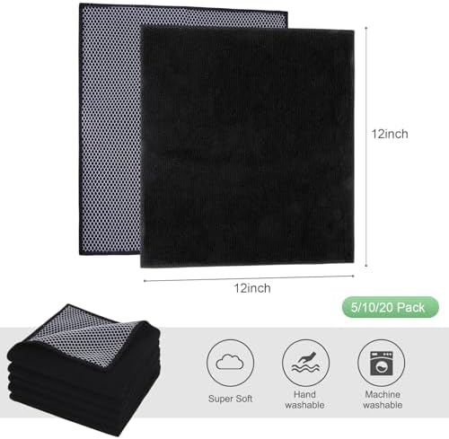 SINLAND Dish Cloth for Washing Dishes Kitchen Washcloth Cleaning Cloth - Image 2