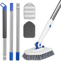 Tile Tub Scrubber Brush with 52-inch Adjustable Long Handle 3-in-1 Rotatable by Unknown