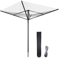Enayplon 4-Arm Umbrella Clothes Drying Rack, 164 FT Rotary Outdoor Clothesline by Unknown