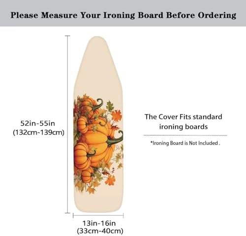 Pumpkin Ironing Board Cover Stain Resistant and Scorch Easy Installation - Image 5