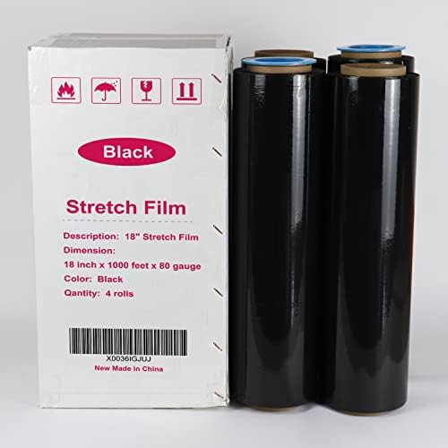 BOMEI PACK Black Stretch Wrap Industrial Strength - Image 6