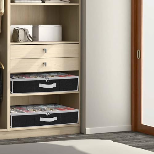 homyfort Under the Bed Shoe Storage Organizer - Image 2