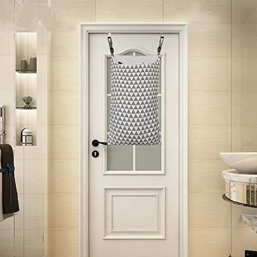Adjustable Space Saving Door Hanging Laundry Hamper Bag - Image 5