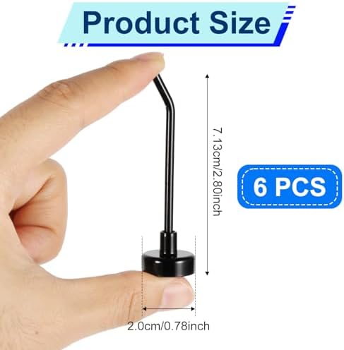 XIHIRCD 6pcs Magnetic Hooks, 1.7lb 3 Inch Long Cruise Cabins Hooks - Image 2