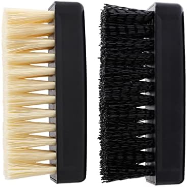 GUZI 2Pcs Professional Cleaning Shoe Brush Plastic Soft Brush Hard Brush by JMSHTGU