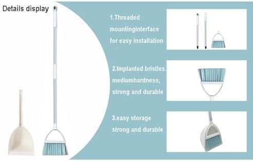 Mini Broom with Dustpan for Kids, Little Housekeeping Helper Set - Image 4