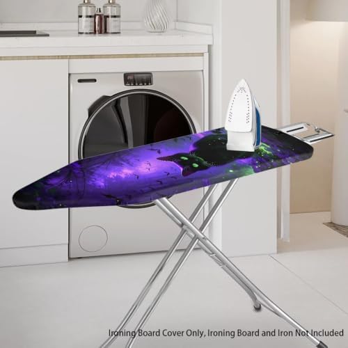Black Cat Ironing Board Cover and Pad Elastic Edge - Image 2