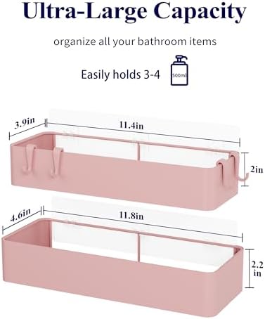 Kitsure Shower Caddy Adhesive, Stylish Shower Organizer - Image 2