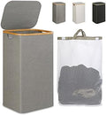 iEGrow Laundry Hamper with Lid, 110L Large Laundry Hamper with Handle and Lid by iEGrow