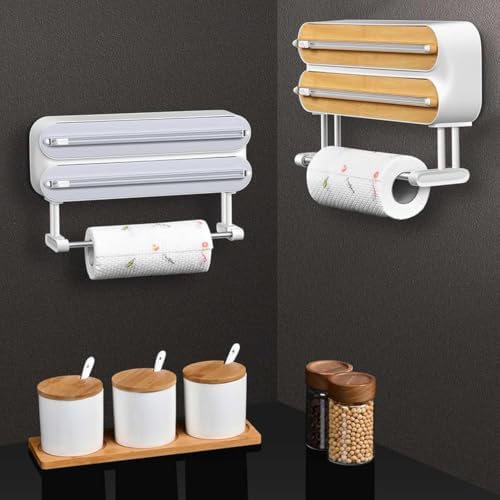 Magnetic Foil and Plastic Wrap Organizer, Magnetic Aluminum Foil Dispenser - Image 3