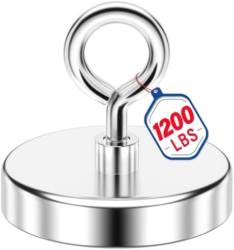 Fishing Magnet, 1200 lbs Heavy Duty Magnets, Neodymium Magnets by Unknown