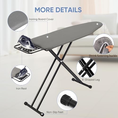 Jakeefud Full Size Ironing Board 47" X 15" - Image 3