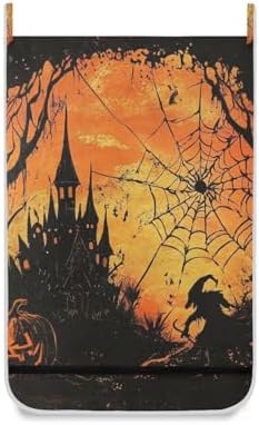 Witch Castle Halloween Door Hanging Laundry Hamper Bag - Image 2