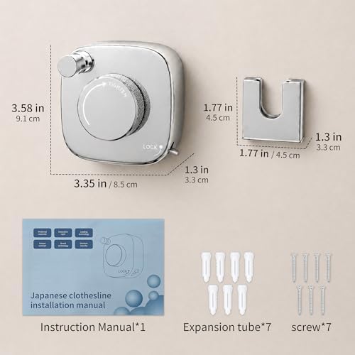 Retractable Clothesline Indoor/Outdoor, Portable Non-Sagging Wall Mounted - Image 2