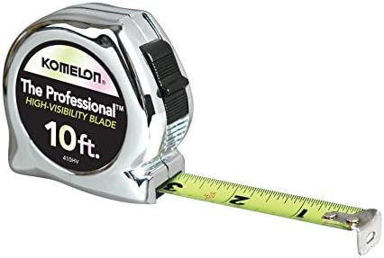 Komelon 410HV High-Viz Professional Tape Measure, 10-Feet by 5/8-Inch by KomelonTools