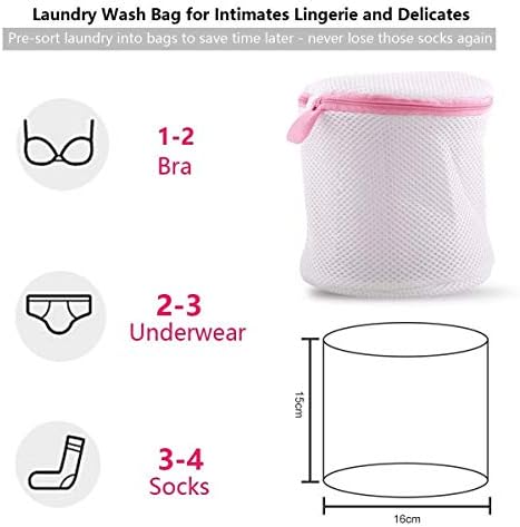 Ainiv Mesh Laundry Bags, Bra Wash Bags Mesh Wash Bags, Reuse Washing Machine Bag - Image 2