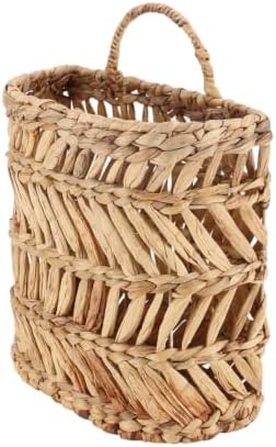 SHCMSADO Wicker Hanging Basket Handmade Woven Hanging Storage Basket Natural by SHCMSADO