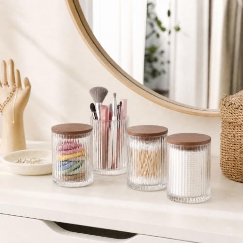 SheeChung 2 Pack Glass Apothecary Jar - Image 5