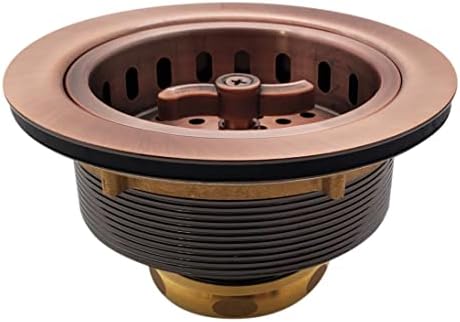 Westbrass A213-11 3-1/2" Wing Nut Twist Style Large Kitchen Sink Basket Strainer by Westbrass