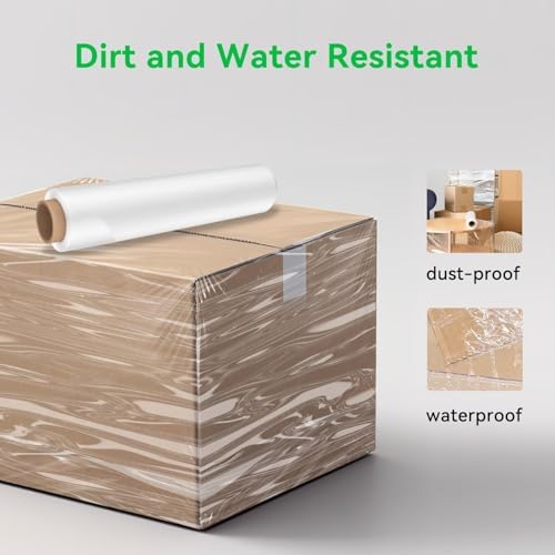 20in Stretch Wrap Roll, Heavy Duty 1500ft Shrink Wrap, Pallet Wrap 4 Pack - Image 6
