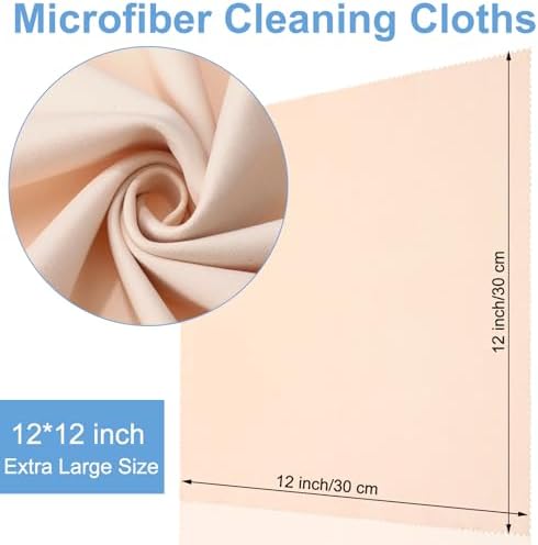 Frienda 12 Pack Large Glass Cleaning Cloth - Image 2