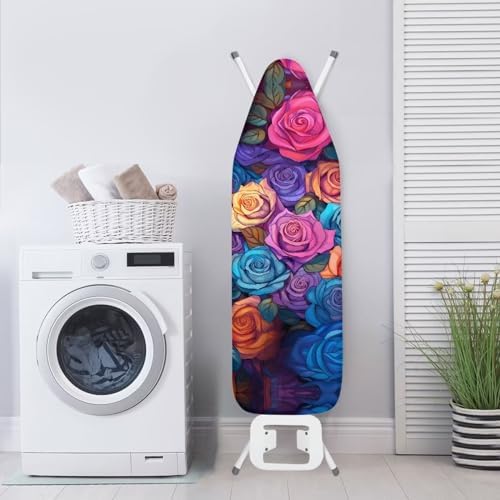 Flashideas Color Roses Ironing Board Cover Universal Stretchy Stain Reisstant - Image 4