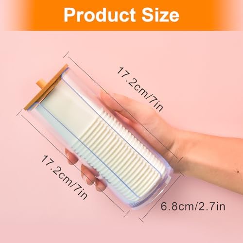 2 PCS Cotton Round Holder, Cotton Pad Holder - Image 2