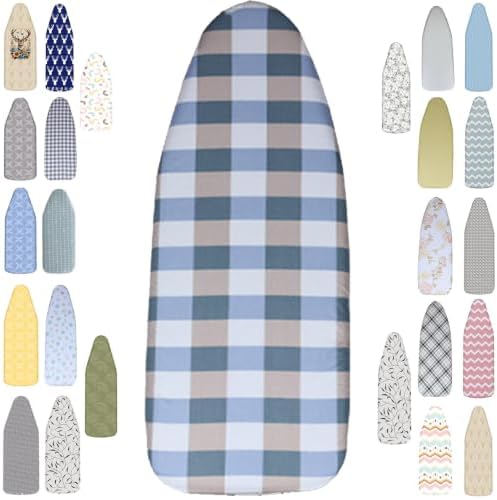 Insulated Mini Ironing Board Cover and Pad 11.8x35.4-15.7x43.3 Inch, 100% by Unknown