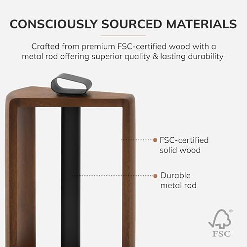Anji Mountain Wooden Paper Towel Holder - Image 3
