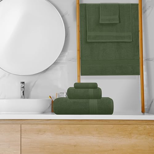 GLAMBURG Ultra Soft 8-Piece Towel Set - Image 4