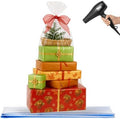 WIKDAY Shrink Wrap Bags for Gift Baskets 10 PCS 40x50 Inches Extra Large by WIKDAY