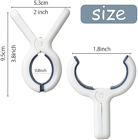 24 Pack Beach Towel Clips with Strong Anti-Rust Springs, Heavy Duty Towel Clips - Image 2