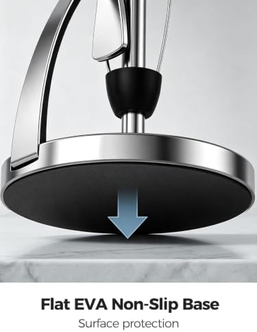 VEHHE Paper Towel Holder Countertop, One Hand Tear, EVA Weighted Base - Image 4