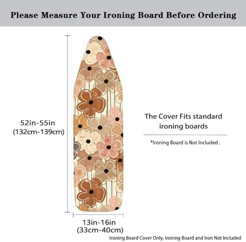 60s 70s Flower Ironing Board Cover Suitable - Image 3