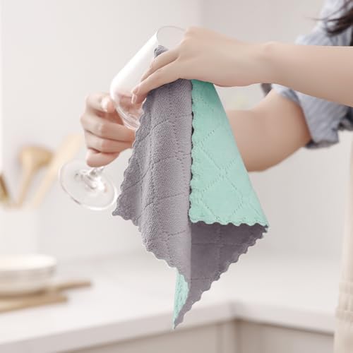 Homaxy 12 Pack Super Soft Dish Cloths - Image 5
