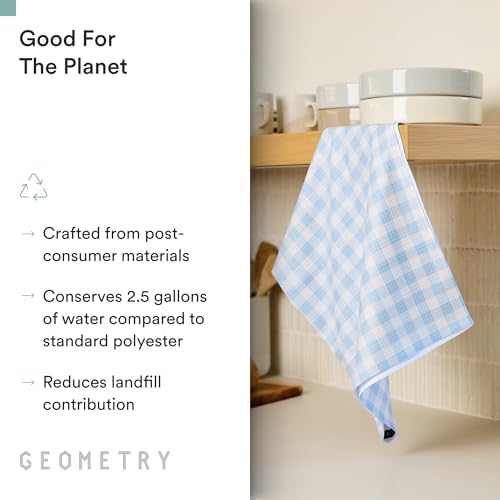 GEOMETRY Tea Towels – Spring & Summer Collection – Quick-Dry, Ultra-Absorbent - Image 3