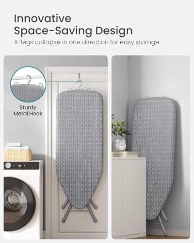 SONGMICS Ironing Board, with Iron Rest, 49 x 18 Inches - Image 3