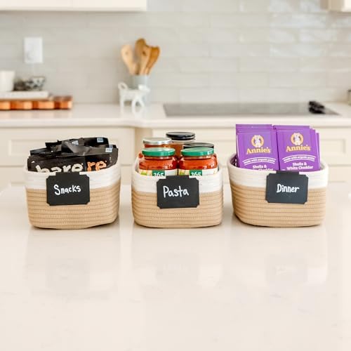 NaturalCozy 11.8"x8"x4.5” Storage Baskets - Image 5
