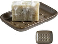 Miamolo Soap Dish for Shower, Bar Soap Holder, Raised Design No Mushy Soap by Miamolo