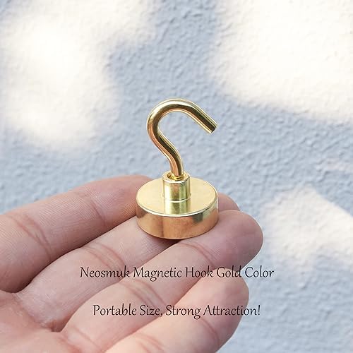 Neosmuk Magnetic Hooks, 40lb Heavy Duty, 10 Pack - Image 2