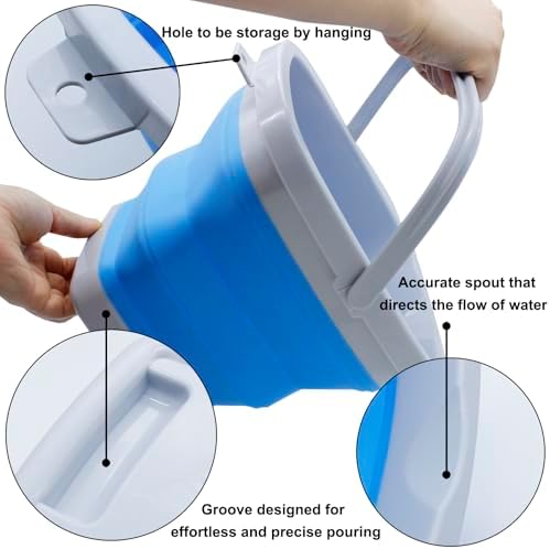 CHILDLION Collapsible Bucket 5L, Foldable Mop Bucket Car Wash Buckets - Image 2