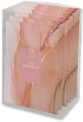 Brooklyn Fragrance Co. Marble Sachet Bags – Pink Watermelon Scented Pouches – by ExpressiveScent