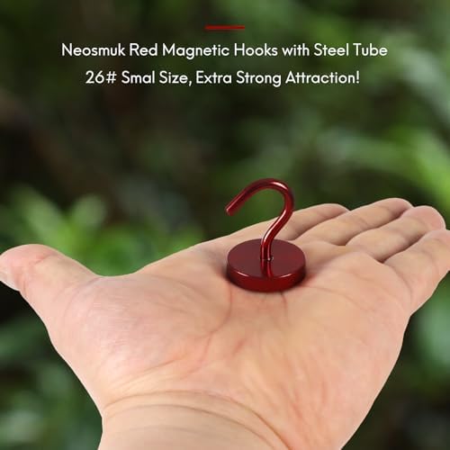 Neosmuk Magnetic Hooks Large Opening, 80lb+ Cruise Hooks, 6 Pack - Image 2