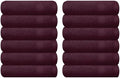 GLAMBURG Ultra Soft 12-Piece Washcloths Set 13x13-100% Ringspun Cotton by GLAMBURG