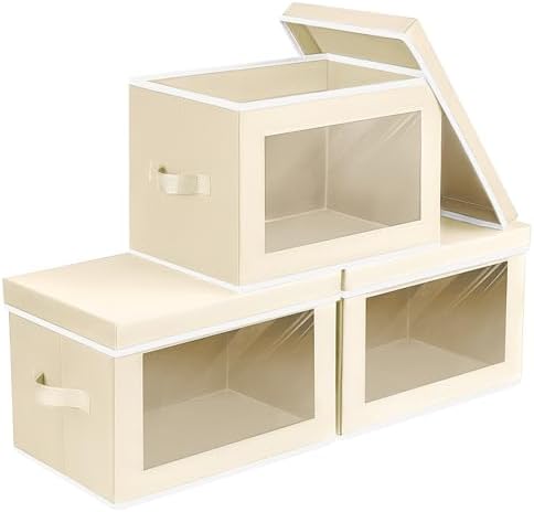 Homsorout Storage Boxes with Lids by Homsorout